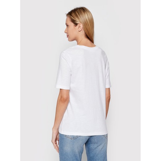 Selected Femme T-Shirt Cabella 16083668 Biały Regular Fit Selected Femme XXL MODIVO promocyjna cena