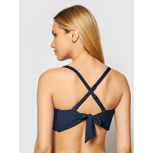 Seafolly Góra od bikini Twist Front 31112DD-065 Granatowy 10 okazja MODIVO