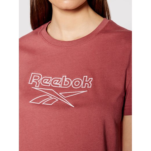 Reebok T-Shirt Classics Foundation Big Logo GP2147 Brązowy Regular Fit Reebok Classic XL MODIVO wyprzedaż