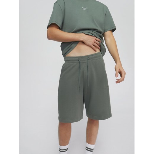 Sprandi Szorty sportowe SS21-SHM003 Zielony Regular Fit Sprandi XL okazja MODIVO