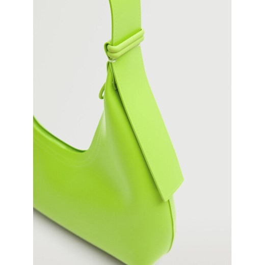 Mango Torebka Silicone 37041501 Zielony Mango OS wyprzedaż MODIVO