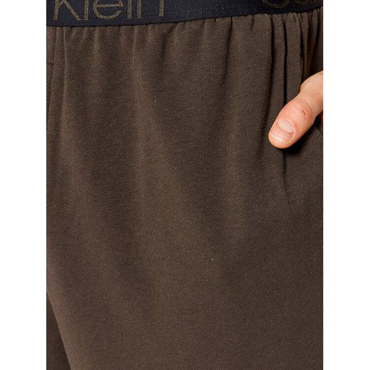 Calvin Klein Underwear Spodnie piżamowe 000NM2263E Brązowy Regular Fit Calvin Klein Underwear S promocja MODIVO