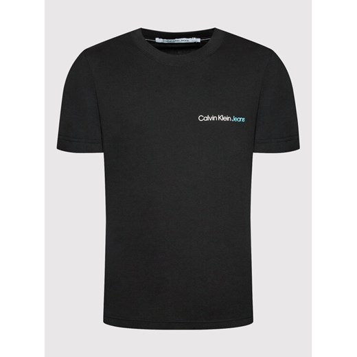 Calvin Klein Jeans T-Shirt J30J321547 Czarny Regular Fit M wyprzedaż MODIVO