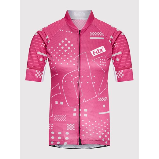 FDX Koszulka rowerowa Ad 1860 Różowy Slim Fit Fdx L okazja MODIVO