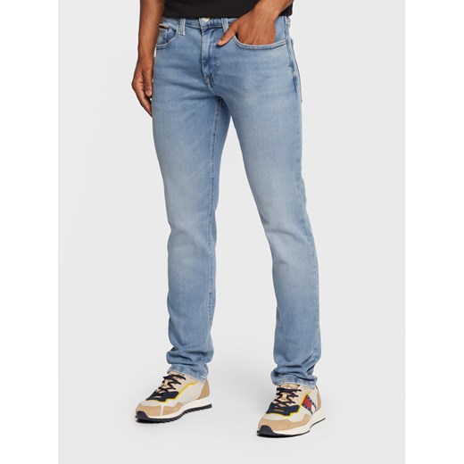 Tommy Jeans Jeansy Scanton DM0DM13672 Niebieski Slim Fit Tommy Jeans 32_30 okazja MODIVO