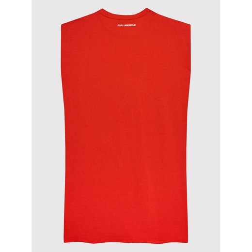 KARL LAGERFELD Sukienka codzienna Z12201 D Czerwony Regular Fit Karl Lagerfeld 14Y wyprzedaż MODIVO