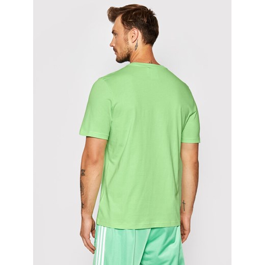 adidas T-Shirt adicolor Essentials Trefoil H34633 Zielony Regular Fit M wyprzedaż MODIVO