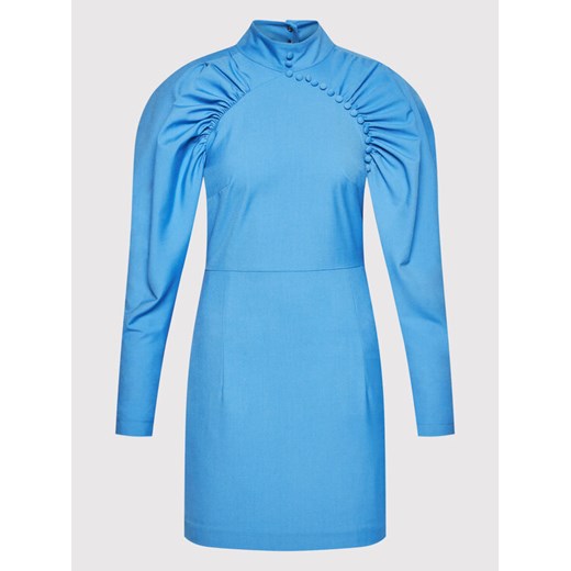 ROTATE Sukienka koktajlowa Kim RT1171 Niebieski Slim Fit Rotate 34 okazyjna cena MODIVO