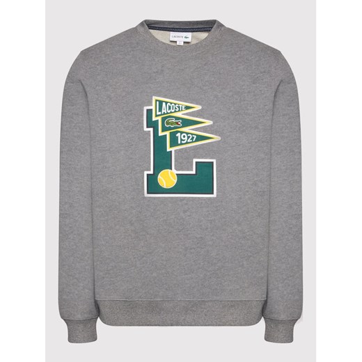 Lacoste Bluza SH7419 Szary Classic Fit Lacoste 6 MODIVO promocja