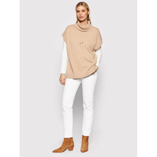 United Colors Of Benetton Sweter 1035D200A Beżowy Regular Fit United Colors Of Benetton M promocyjna cena MODIVO
