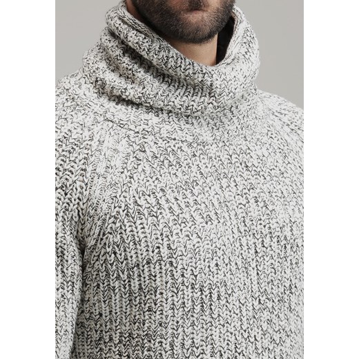 Jack & Jones Sweter cloud dancer zalando bialy Odzież