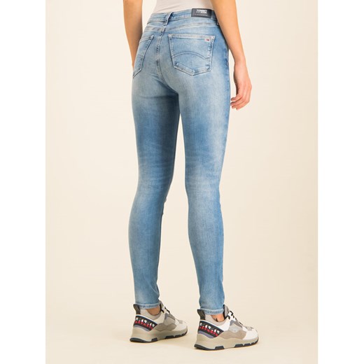 Tommy Jeans Jeansy Nora DW0DW07490 Niebieski Skinny Fit Tommy Jeans 25_32 wyprzedaż MODIVO