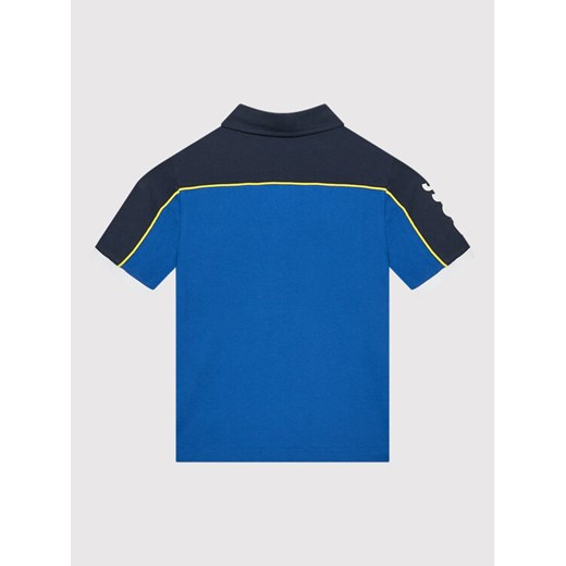 Boss Komplet polo i spodenki J28095 S Granatowy Regular Fit 6Y wyprzedaż MODIVO
