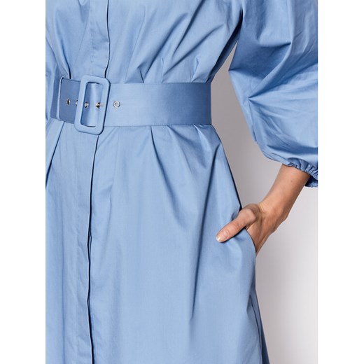 Guess Sukienka koszulowa Antoinette W2YK82 WDXM0 Niebieski Regular Fit Guess S MODIVO okazja