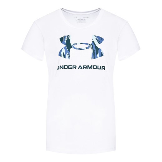 Under Armour T-Shirt Live Sportstyle Graphic 1356305 Biały Regular Fit Under Armour XL okazja MODIVO
