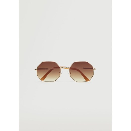 Mango Okulary przeciwsłoneczne Sara 37032509 Złoty Mango OS MODIVO