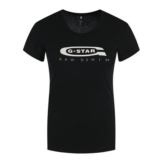 G-Star Raw T-Shirt D15115-4107-6484 Czarny Slim Fit XS okazyjna cena MODIVO