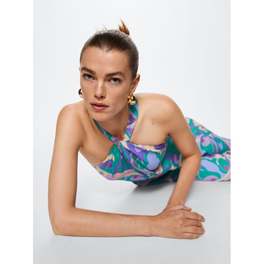 Mango Kombinezon Abby 37081300 Kolorowy Relaxed Fit Mango XS wyprzedaż MODIVO