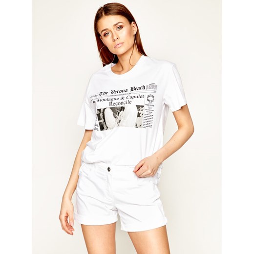 Silvian Heach T-Shirt Obruce CVP20231TS Biały Regular Fit XS promocyjna cena MODIVO