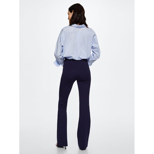 Mango Spodnie materiałowe Delfin 37093841 Granatowy Slim Fit Mango XXS okazja MODIVO