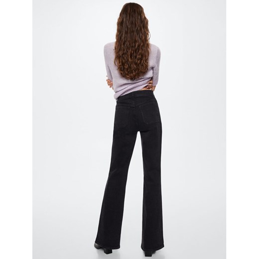 Mango Jeansy Valen 37008257 Czarny Regular Fit Mango 46 MODIVO wyprzedaż