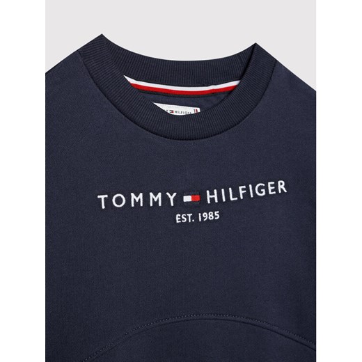 Tommy Hilfiger Komplet bluza i legginsy Essential KG0KG06027 D Granatowy Regular Tommy Hilfiger 16Y wyprzedaż MODIVO