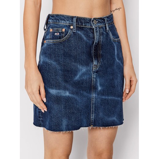 Tommy Jeans Spódnica jeansowa Skirt DW0DW11454 Granatowy Regular Fit Tommy Jeans 31 MODIVO okazyjna cena