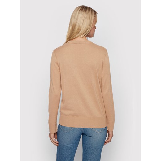 Boss Sweter C_Fibinna 50436149 Brązowy Relaxed Fit XS wyprzedaż MODIVO