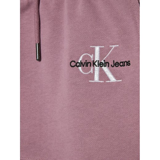 Calvin Klein Jeans Spódnica Monogram Off Placed IG0IG01313 Różowy Regular Fit 8Y promocyjna cena MODIVO