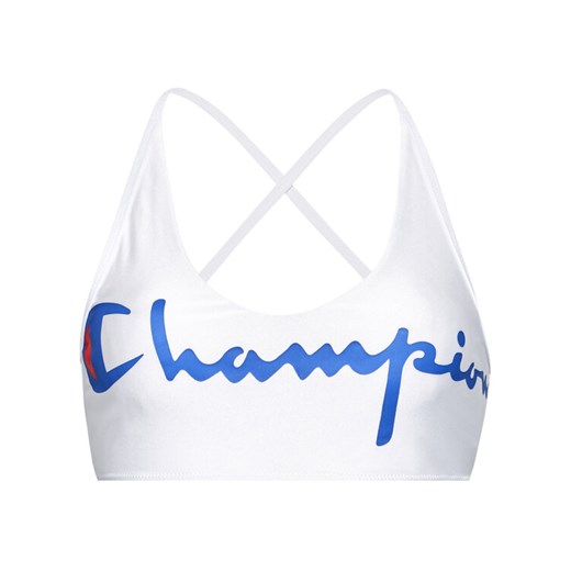 Champion Góra od bikini Cross Back Script Logo 113028 Biały Champion M MODIVO okazyjna cena