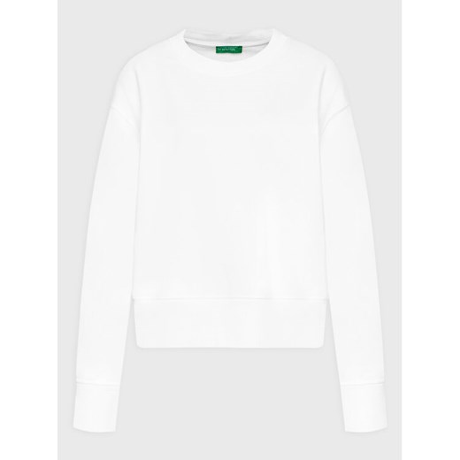 United Colors Of Benetton Bluza 3J68D101W Beżowy Oversize United Colors Of Benetton S okazja MODIVO