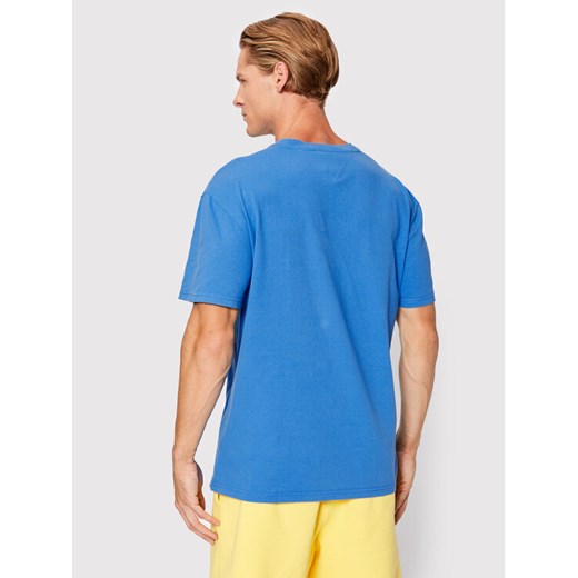 Tommy Jeans T-Shirt Linear DM0DM14940 Niebieski Regular Fit Tommy Jeans L wyprzedaż MODIVO