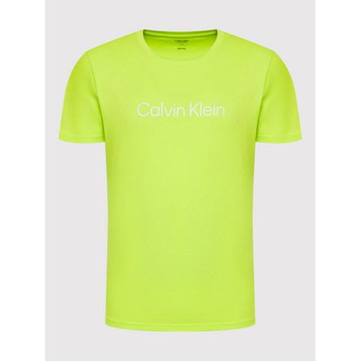 Calvin Klein Performance T-Shirt 00GMS2K107 Zielony Regular Fit S okazyjna cena MODIVO