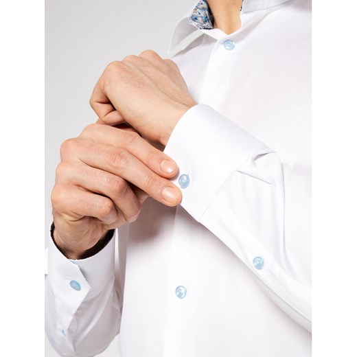 Eton Koszula 100003019 Biały Slim Fit Eton 44 promocyjna cena MODIVO