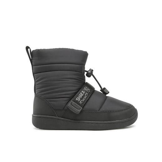 Buty zimowe męskie czarne Shaka casual sznurowane 