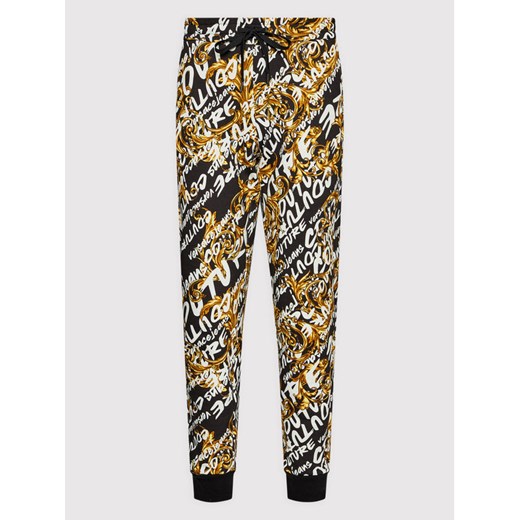 Versace Jeans Couture Spodnie dresowe Brush 73HAA310 Czarny Regular Fit S MODIVO okazja
