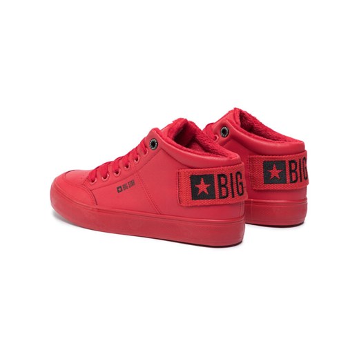 BIG STAR Sneakersy EE274354 Czerwony 38 promocyjna cena MODIVO