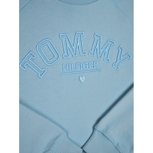 Tommy Hilfiger Bluza Tonal Embroidered Graphic Crew KG0KG05167 M Niebieski Tommy Hilfiger 6 MODIVO promocja