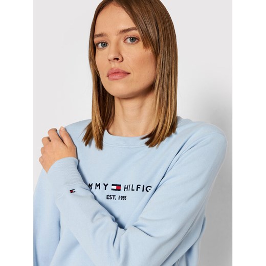 Tommy Hilfiger Bluza C-Ink WW0WW28220 Niebieski Regular Fit Tommy Hilfiger S okazja MODIVO