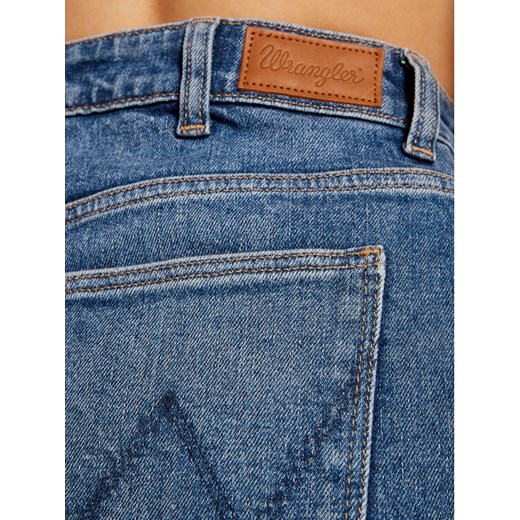 Wrangler Spódnica jeansowa Mid W245JX28Z Niebieski Regular Fit Wrangler XS promocyjna cena MODIVO