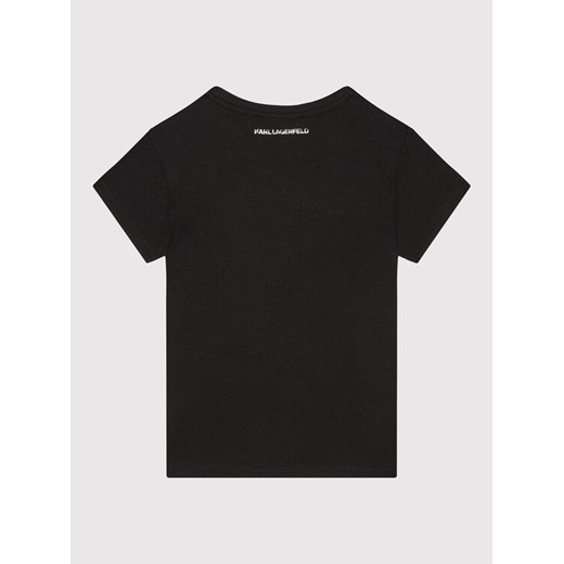 KARL LAGERFELD T-Shirt Z15351 S Czarny Regular Fit Karl Lagerfeld 8Y okazyjna cena MODIVO
