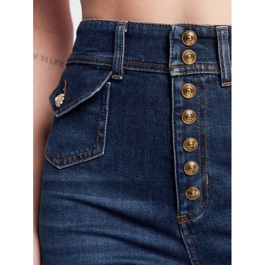 Versace Jeans Couture Jeansy 73HAB520 Granatowy Skinny Fit 26 MODIVO okazyjna cena
