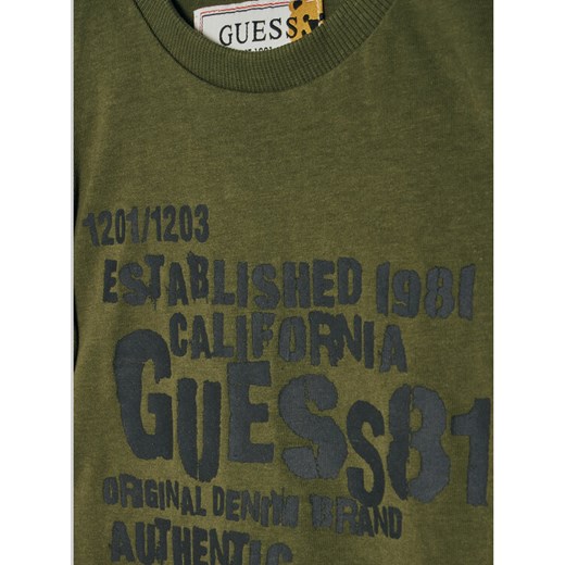 Guess Komplet bluzka i spodnie I1BG04 I3Z11 Zielony Regular Fit Guess 12M okazja MODIVO