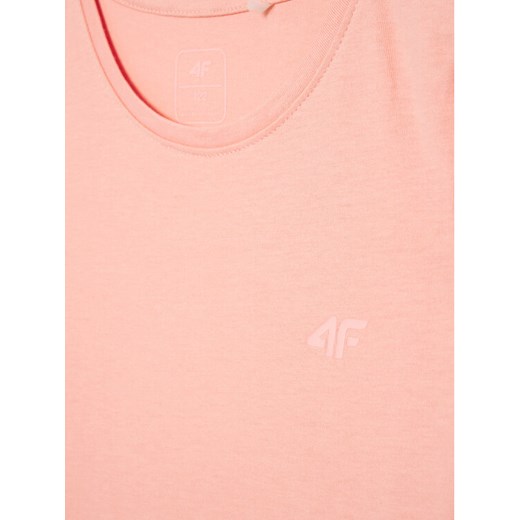 4F T-Shirt HJL22-JTSD001 Różowy Regular Fit 152 MODIVO