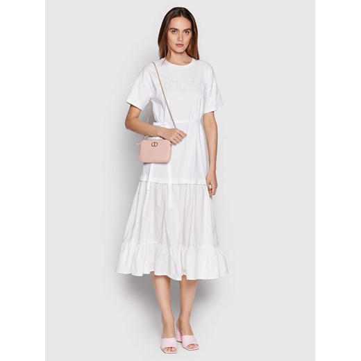 TWINSET Sukienka codzienna 221TT2410 Biały Loose Fit Twinset XL okazyjna cena MODIVO