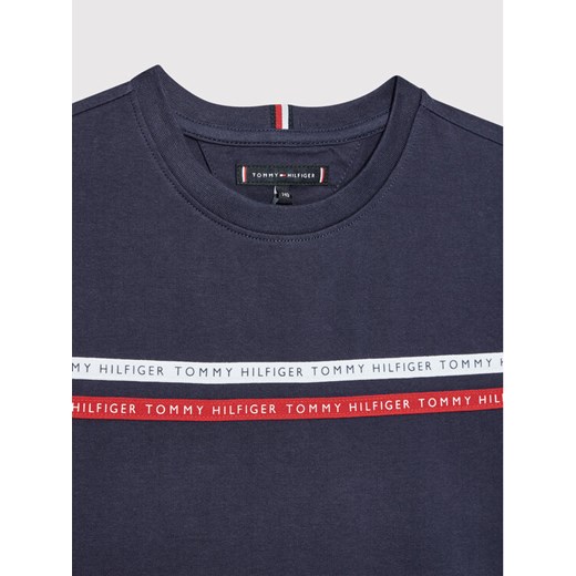 Tommy Hilfiger T-Shirt KB0KB07357 Granatowy Regular Fit Tommy Hilfiger 14Y promocyjna cena MODIVO