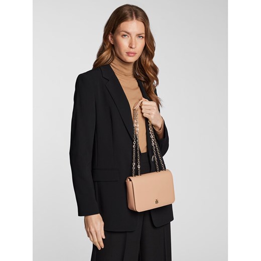 Tommy Hilfiger Torebka Th Timeless Chain Crossover AW0AW13172 Beżowy Tommy Hilfiger uniwersalny okazja MODIVO