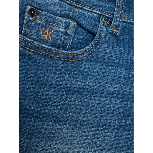 Calvin Klein Jeans Szorty jeansowe IB0IB00770 Granatowy Regular Fit 8Y okazyjna cena MODIVO