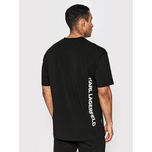 KARL LAGERFELD T-Shirt SMILEY WORLD 755440 Czarny Regular Fit Karl Lagerfeld S MODIVO wyprzedaż