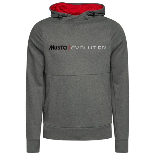 Musto Bluza Evo Logo 82043 Szary Regular Fit Musto S okazyjna cena MODIVO